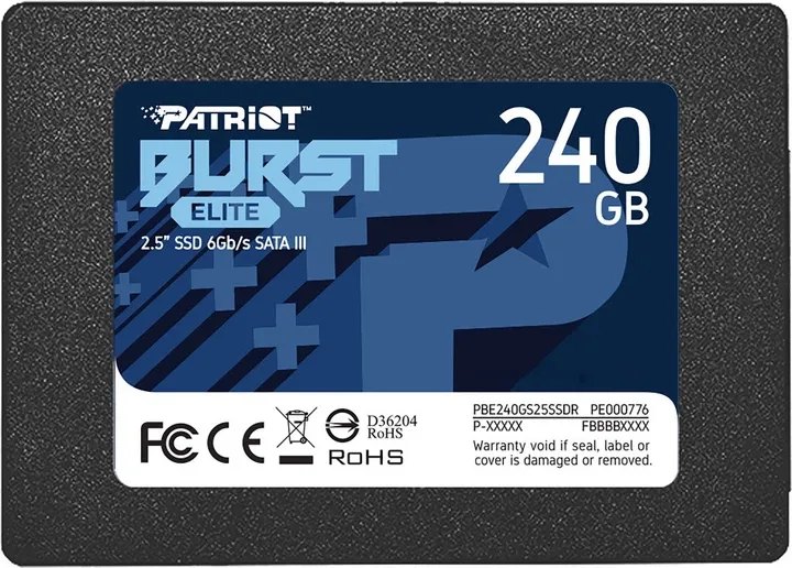 Foto 2 de Disco Duro Ssd 240gb Patriot 2.5 Sata