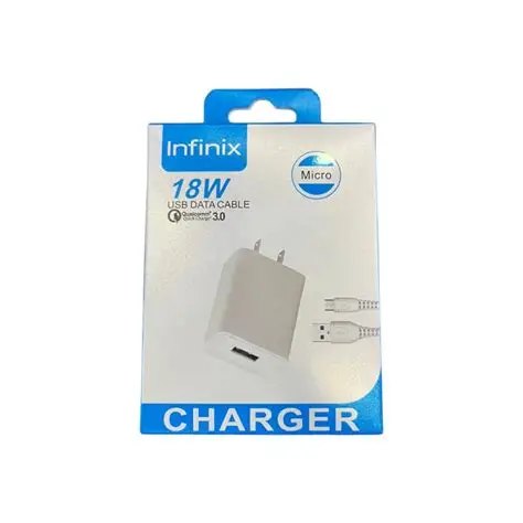 Cargador con Cable micro USB Infinix 18W